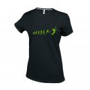 Damen T-Shirt VB Evolution schwarz/apfelgrn M