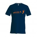 Herren T-Shirt VB Evolution navy/neonorange L