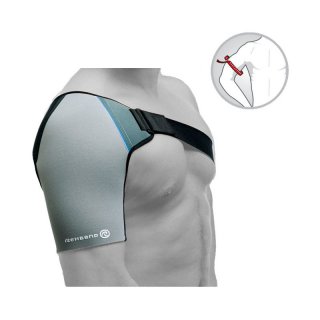 Rehband Schulterbandage rechts in grau fr rechts S
