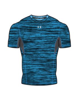 Under Armour HG Coolswitch Comp SS azur/anthrazit S
