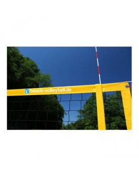 beach-volleyball.de Profi-Wettkampfnetz - Gelb mit gelben Antennen
